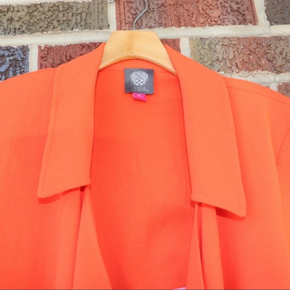 Vince Camuto Orange Blazer Jacket - Picture 2 of 3